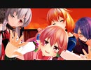【アイドル部MMD】4人組「のーたいとる」