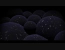 blenderで表現してみた宇宙の泡構造