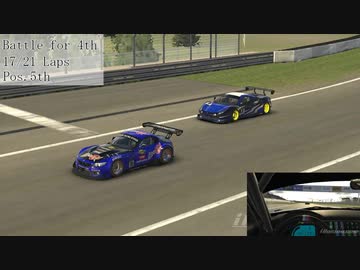 偶然勃発した日本人３人による４位争い〔iRacing〕