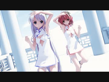 【MMD】らぶ式Yuki・Rougeで『桃源恋歌』1080p