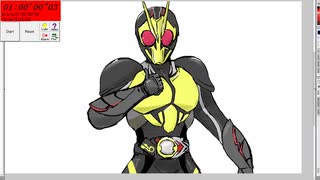 ゼロワン1時間で描いてみた【仮面ライダーゼロワン】