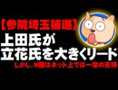 【参院埼玉補選の序盤情勢】上田きよし氏がN国・立花孝志氏を大きくリード