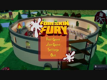 【Foreskin Fury】ゆかりさん達が肉の棒で遊ぶ【ゆかきずささら実況プレイ】