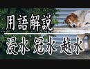 【河川水害用語】いまさら聞けない浸水・冠水・氾濫・洪水・水没・越水・溢水・漏水の違い