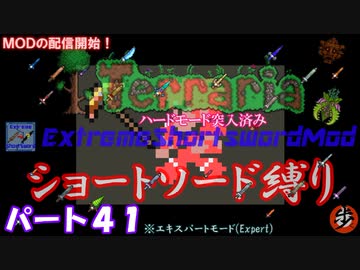 [Terraria+MOD]　ショートソード縛りEX パート４１　[ゆっくり実況]