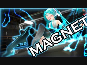 【磁力拘束】磁力でくっついてしまった！(Stuck in Magnet Trap for MMD)