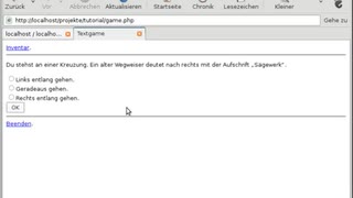 Vorstellung Browsergame-Technologie: Text-Browsergames mit PHP