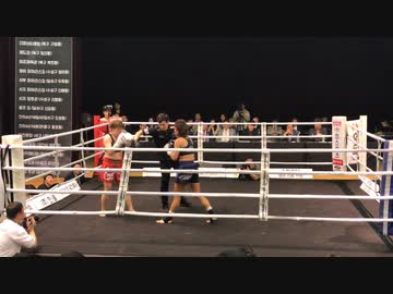 20191020 MAX FC Contendersleague 18 in DAEGU  최은지(Choe Eunji) vs Umeo Mei(梅尾メイ)(B9 GYM JAPAN)