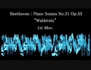 ベートーヴェン：ピアノソナタ第21番「ワルトシュタイン」Op.53