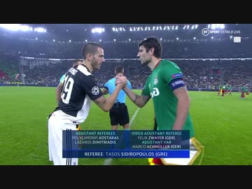 《19-20UEFA CL》 [GS第3節・D組] ユヴェントス vs ロコモティフ・モスクワ