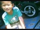のまさんち「100Ｖ半自動溶接機で、モトクロッサーのスタンドを作る.wmv」