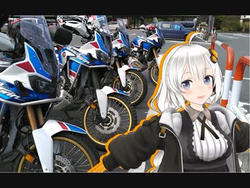 【よく動くMMD車載】アフリカツインだらけの林道走行会！！
