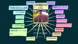 農業技術検定3級 合格したい人達へ ~第7章 農業機械②トラクタ~(再)