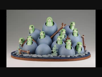 Hollow Knight のグラブ（芋虫？）たちを作りました。