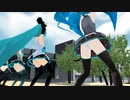 【MMD】(紳士向け) ミク４人が腰振りダンス（その壱）リメイク2019 [1080P60fps]