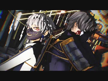【MMD杯ZERO2】ドクハク【鳴狐・へし切長谷部】