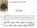 F.Berwald - Quartet in E-flat major for piano, clarinet, horn and bassoon, Op. 1: 3rd mvt. Allegro