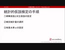 統計的仮説検定の手順（心理統計講座movie）