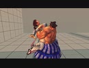 【リョナ】かすみ　鯖折り＋和邇千切り【ウル4】