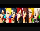 【MMD文アル】7人で天才ロック【カメラ配布あり】