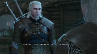 【ウィッチャー3ワイルドハント】『人を斬る用の鋼の剣』と『怪物用の銀の剣』を手に白狼がデスマーチで【実況】part2　雑魚敵と死闘をする