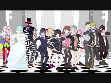 【にじさんじMMD】 自作モデル13体で「ベノム」 【杯ZERO2参加】