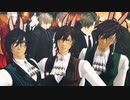 【MMD刀剣乱舞】ANIMAる【長船太刀3/長谷部3+カニ/大倶利伽羅3(仮装)/ねん】