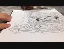 中1がモンストのアヴァロン描いてみた！［描いてみた］［中1］