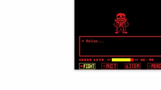 [★Undertale(fell)]sans genocide fight