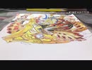 中1がモンストのアヴァロン描いてみた。(色塗り編)［描いてみた］［中1］