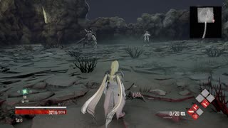 【CODE VEIN】焔砲と氷刃の従者を１人で倒してみた