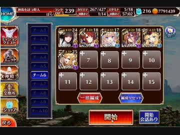 英傑の塔　第10階層　90000pts 千年戦争アイギス