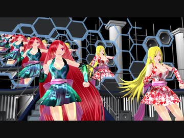 【Lily_波音リツ】WAVE【MMD】