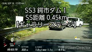 TGRラリチャレ丹波篠山 SS3 鍔市ダムⅠ【ラリーの粗法師 2019】