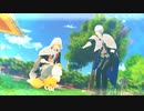 【MMD刀剣乱舞】長義くんがこんのすけ釣って遊んでるだけ