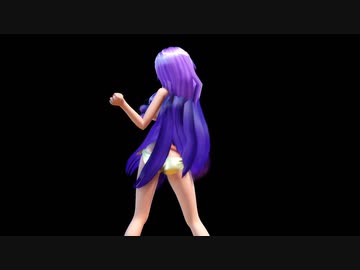 [東方MMD］パチェ様に水着から零れるか？試してもらった
