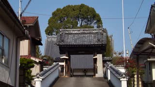 西国街道　福山市松永　今津宿　高諸神社と旧神宮寺薬師寺、蓮華寺参詣　広島県福山市