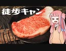 【琴葉茜】徒歩キャンプ実況 #1【黒毛和牛 ロースステーキ（1100円/100g）】