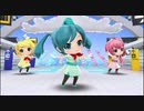【3DS】初音ミク Project mirai でらっくす『トリコロール・エアライン（ミク・リン・ルカ）PV』