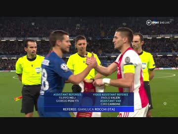 《19-20UEFA CL》 [GS第4節・H組] チェルシー vs アヤックス