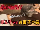 【うさぎ】【暴走】ぼんずvsお菓子の袋　VSシリーズPart4