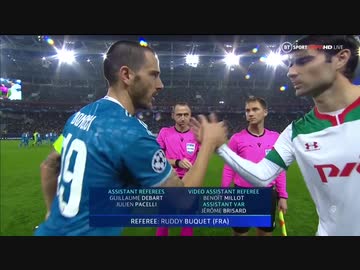 《19-20UEFA CL》 [GS第4節・D組] ロコモティフ・モスクワ vs ユヴェントス
