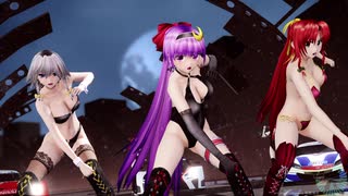 【東方MMD】紅魔組（パチェ・咲夜・美鈴）で「Turn Off The Light」1080P