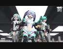 【MMD杯ZERO2参加2作品目】うちのkoala_p式初音ミクｄivaっぽいどほよちゃんアペンドでBAD