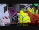 パリ近郊で路上生活する不法移民のテント村を一斉に強制撤去...