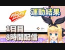 1日目から8時間余裕でリングフィットするJK物述有栖の運動結果