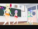 【東方MMD】レミリア×フランドール×チルノ×大妖精「おちゃめ機能」チアガールVer