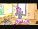 座ってリズムを取るマペットHSIGB.norikuso