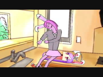 座ってリズムを取るマペットHSIGB.norikuso