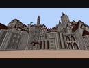 【マインクラフト】豆腐の集合体から城を建ててみる【timelapse】